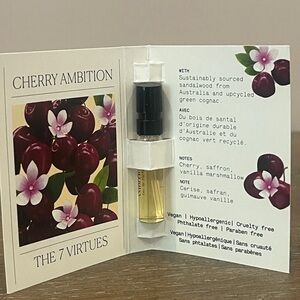 The 7 Virtues Cherry Ambition Eau de Parfum Perfume Fragrance Sample NEW